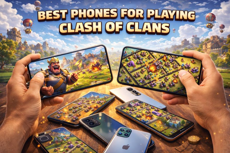 بهترین گوشی‌های مناسب اجرای بازی کلش آف کلنز با بهترین کیفیت (راهنمای کامل 2026)