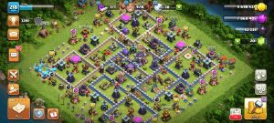 خرید اکانت کلش اف کلنز تانهال 15 لول 218 کد 13015