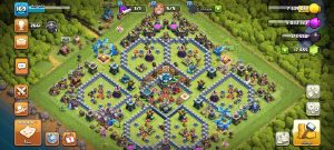 خرید اکانت کلش اف کلنز تانهال 13 لول 169 کد 13019