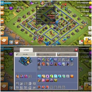 خرید اکانت کلش اف کلنز تانهال 12 لول 148 کد 12967