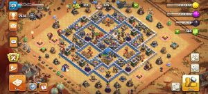 خرید اکانت کلش اف کلنز تانهال 12 لول 129 کد 12953