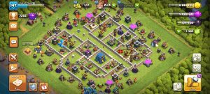 خرید اکانت کلش اف کلنز تانهال 12 لول 147 کد 13007