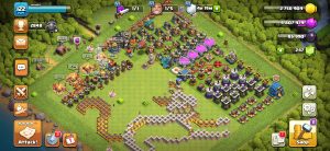 خرید اکانت کلش اف کلنز تانهال 12 لول 122 کد 13004