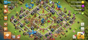 خرید اکانت کلش اف کلنز تانهال 12 لول 135 کد 12992