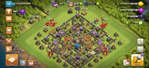 خرید اکانت کلش اف کلنز تانهال 12 لول 116 کد 13002
