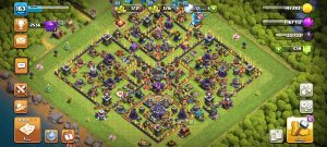 خرید اکانت کلش اف کلنز تانهال 15 لول 163 کد 13026