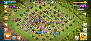 خرید اکانت کلش اف کلنز تانهال 12 لول 134 کد 13029
