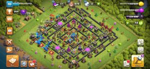 خرید اکانت کلش اف کلنز تانهال 12 لول 90 کد 12957