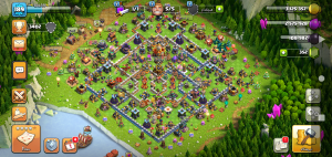 خرید اکانت کلش اف کلنز تانهال 16 لول 189 کد 13003