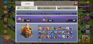 خرید اکانت کلش اف کلنز تانهال 16 لول 226 کد 13008