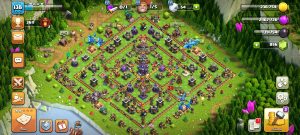 خرید اکانت کلش اف کلنز تانهال 15 لول 137 کد 13048