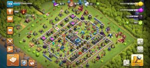 خرید اکانت کلش اف کلنز تانهال 13 لول 148 کد 13044