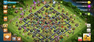 خرید اکانت کلش اف کلنز تانهال 14 لول 217 کد 13046