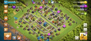 خرید اکانت کلش اف کلنز تانهال 12 لول 147 کد 13037