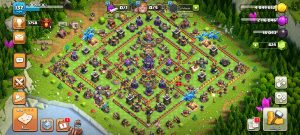 خرید اکانت کلش اف کلنز تانهال 15 لول 137 کد 13043