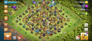 خرید اکانت کلش اف کلنز تانهال 11 لول 106 کد 13052