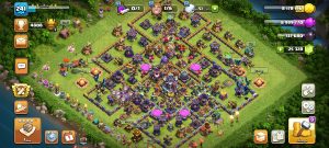 خرید اکانت کلش اف کلنز تانهال 15 لول 241 کد 13077
