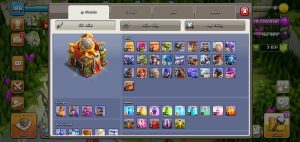 خرید اکانت کلش اف کلنز تانهال 16 لول 188 کد 13082