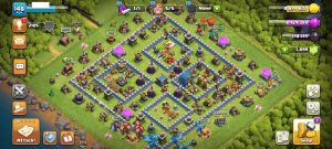 خرید اکانت کلش اف کلنز تانهال 12 لول 148 کد 13061