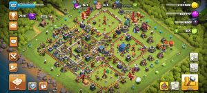 خرید اکانت کلش اف کلنز تانهال 12 لول 122 کد 13379