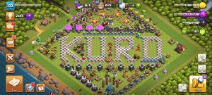 خرید اکانت کلش اف کلنز تانهال 12 لول 133 کد 13301