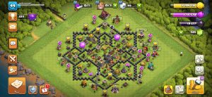 خرید اکانت کلش اف کلنز تانهال 9 لول 44 کد 13383
