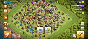 خرید اکانت کلش اف کلنز تانهال 11 لول 107 کد 13248