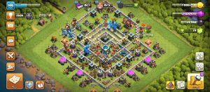 خرید اکانت کلش اف کلنز تانهال 13 لول 150 کد 13258