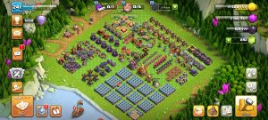 خرید اکانت کلش اف کلنز تانهال 16 لول 241 کد 13263