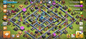 خرید اکانت کلش اف کلنز تانهال 13 لول 160 کد 13274