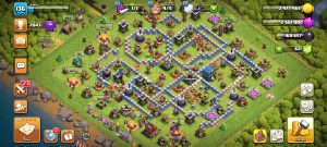 خرید اکانت کلش اف کلنز تانهال 12 لول 136 کد 13321
