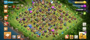 خرید اکانت کلش اف کلنز تانهال 14 لول 125 کد 13306