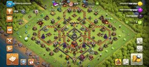 خرید اکانت کلش اف کلنز تانهال 10 لول 76 کد 13322