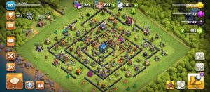 خرید اکانت کلش اف کلنز تانهال 12 لول 50 کد 13327