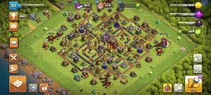 خرید اکانت کلش اف کلنز تانهال 10 لول 93 کد 13336