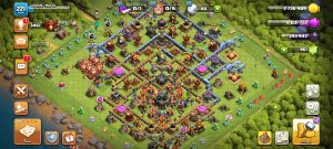 خرید اکانت کلش اف کلنز تانهال 17 لول 221 کد 13338