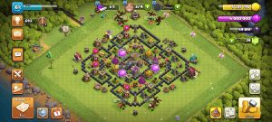 خرید اکانت کلش اف کلنز تانهال 8 لول 61 کد 13339