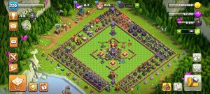 خرید اکانت کلش اف کلنز تانهال 15 لول 220 کد 13364