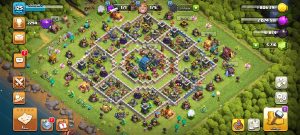 خرید اکانت کلش اف کلنز تانهال 12 لول 125 کد 13360