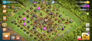 خرید اکانت کلش اف کلنز تانهال 11 لول 110 کد 13277