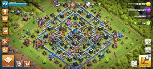 خرید اکانت کلش اف کلنز تانهال 13 لول 153 کد 13444