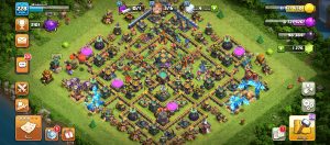خرید اکانت کلش اف کلنز تانهال 14 لول 228 کد 13457