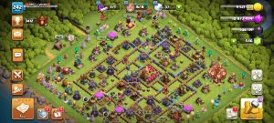 خرید اکانت کلش اف کلنز تانهال 16 لول 242 کد 13468