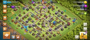 خرید اکانت کلش اف کلنز تانهال 12 لول 113 کد 13451