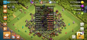خرید اکانت کلش اف کلنز تانهال 9 لول 55 کد 13455