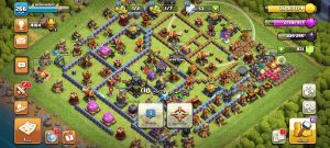 خرید اکانت کلش اف کلنز تانهال 17 لول 266 کد 13673