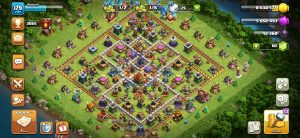 خرید اکانت کلش اف کلنز تانهال 16 لول 180 کد 13618