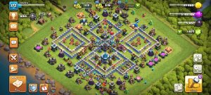 خرید اکانت کلش اف کلنز تانهال 13 لول 172 کد 13662