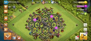 خرید اکانت کلش اف کلنز تانهال 9 لول 69 کد 13694