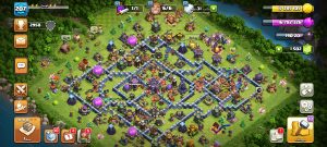خرید اکانت کلش اف کلنز تانهال 15 لول 207 کد 13696
